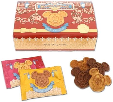Amazon Co Jp ミッキーマウス ワッフルクッキー お菓子 ディズニー グッズ お土産 東京ディズニーリゾート限定 食品 飲料 お酒